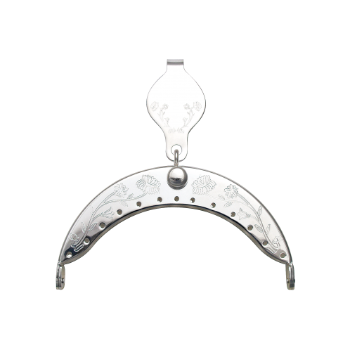 Veskelås, plett gravert