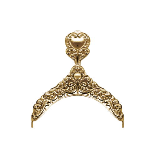 Veskelås, plett gammelforgylt