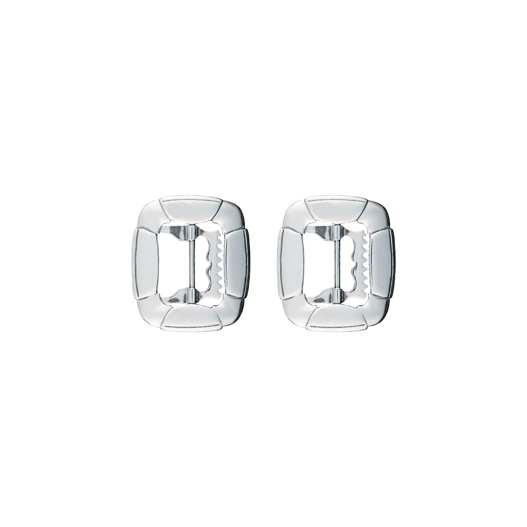 kne- og vestspenne, hvit