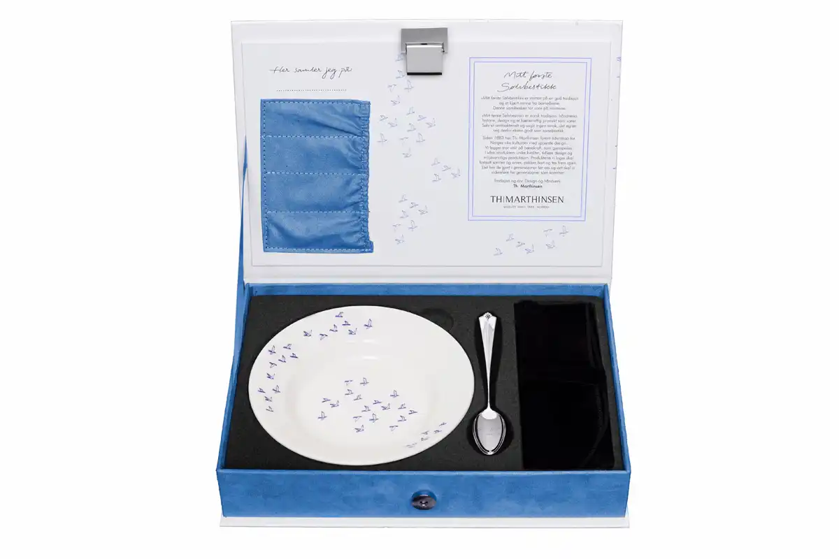 Min dåpsskje Rådhus med vifte