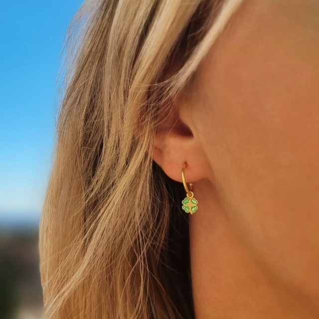 Firkløver ørepynt - Bilde 2