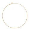 Thin Rope Necklace Silver