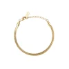 Thin Snake Bracelet Gold Small