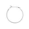 Thin Snake Bracelet Silver Medium