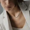 Thin Snake Necklace Silver - Bilde 2