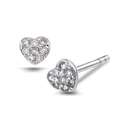 Øredobber i sølv med zirkonia