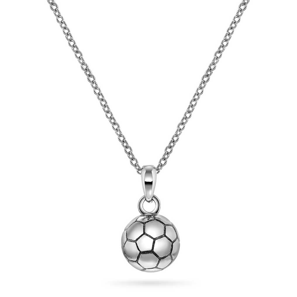 Smykke i sølv fotball