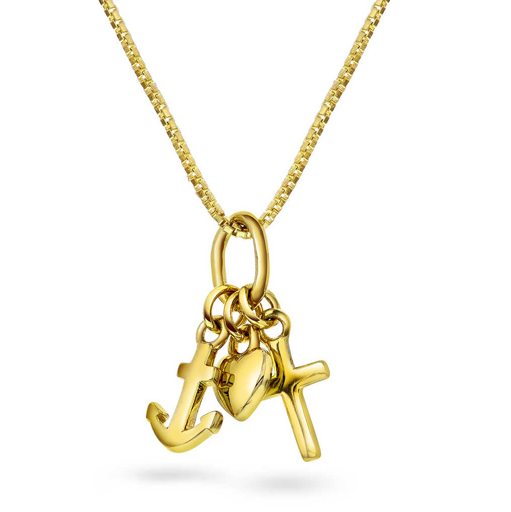 Smykke i sølv tro håp kjærlighet