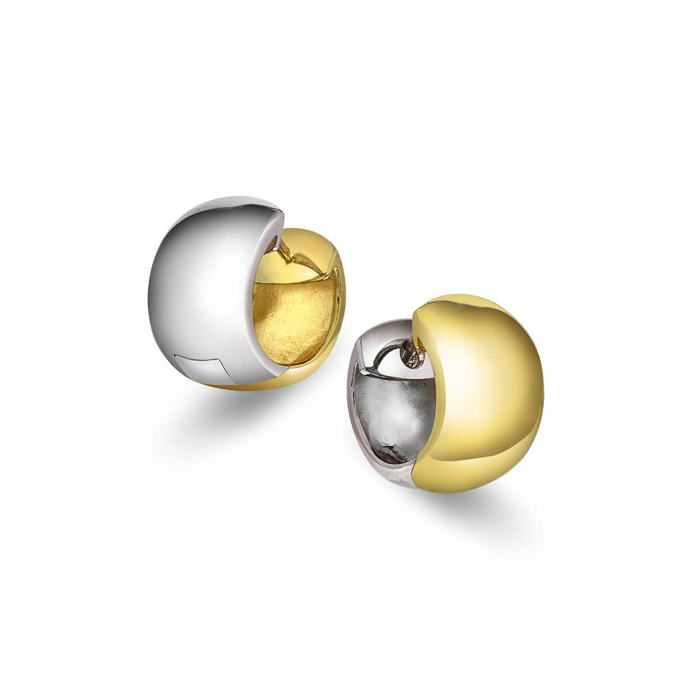 Tokyo Twilight øreringer i sølv