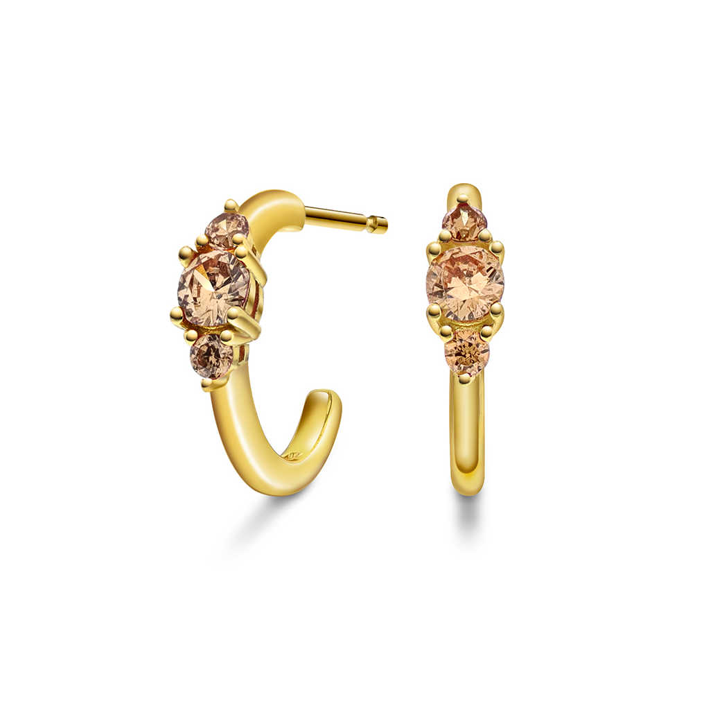 Rio Radiance øredobber i sølv med zirko