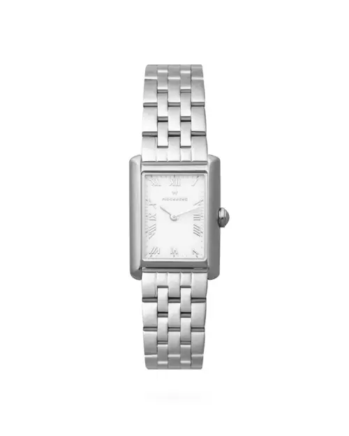 Mockberg Timeless Grand Stål / Hvit 23x31mm