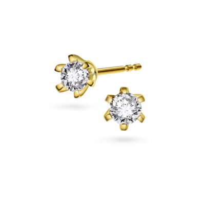 Vida ring i gull med dia 0,50 ct TWSI