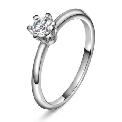 Vida ring i gull med dia 0,30 ct TWSI