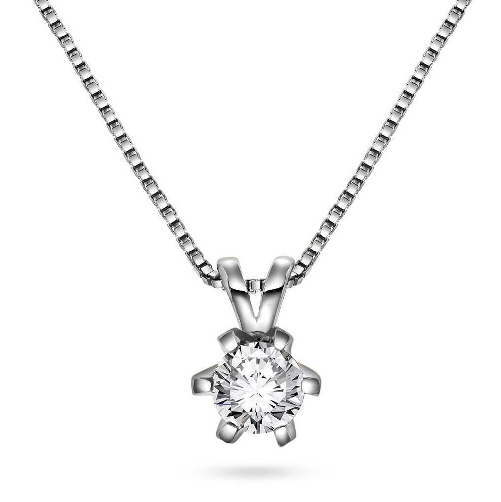 Vida anheng i gull m/dia 0,50 ct TWSI