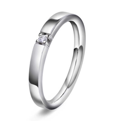 Ring i gull med diamanter 0,03 TWVS