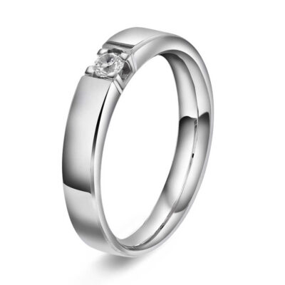 Ring i gull med diamanter 0,10 TWVS