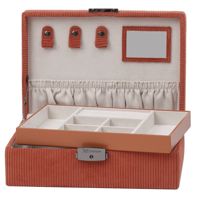 Smykkeskrin 35300 Rustrød cord/lys beige - Bilde 2