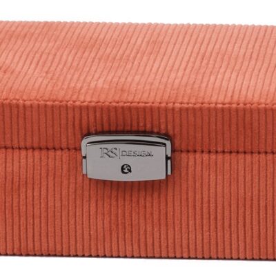 Smykkeskrin 35300 Rustrød cord/lys beige
