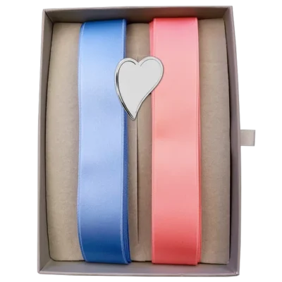 Dåpsnål hjerte med dåpseske