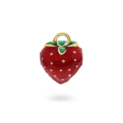 Berry Cute charm i 925 forgylt sølv