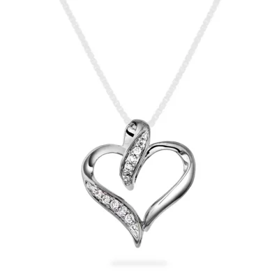 Anheng i gull med diamanter 0,05 ct WP1