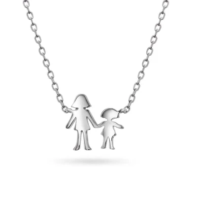 Smykke i 925 sølv mor og jente
