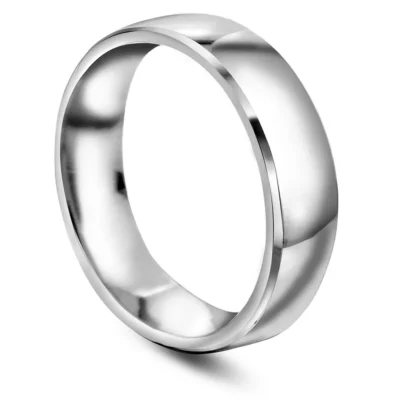 5 mm glatt ring innv. buet 375 gull
