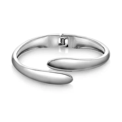 Rise open bangle i stål